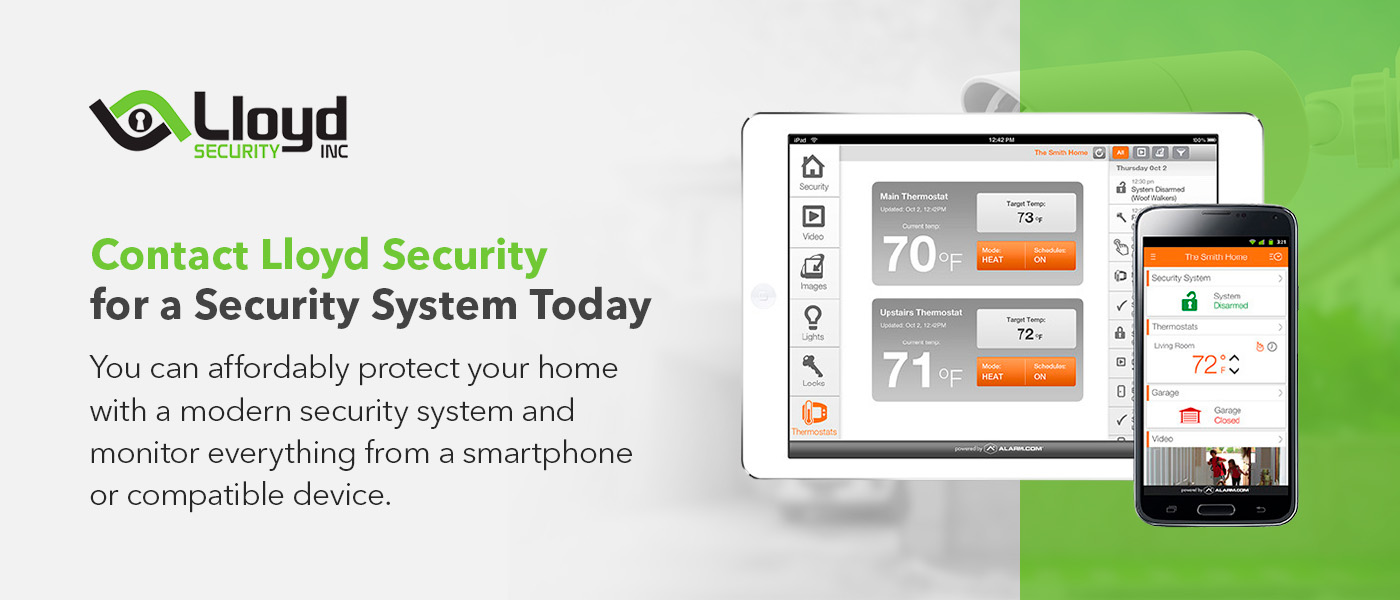 Contact Lloyd Security for a Security System Today